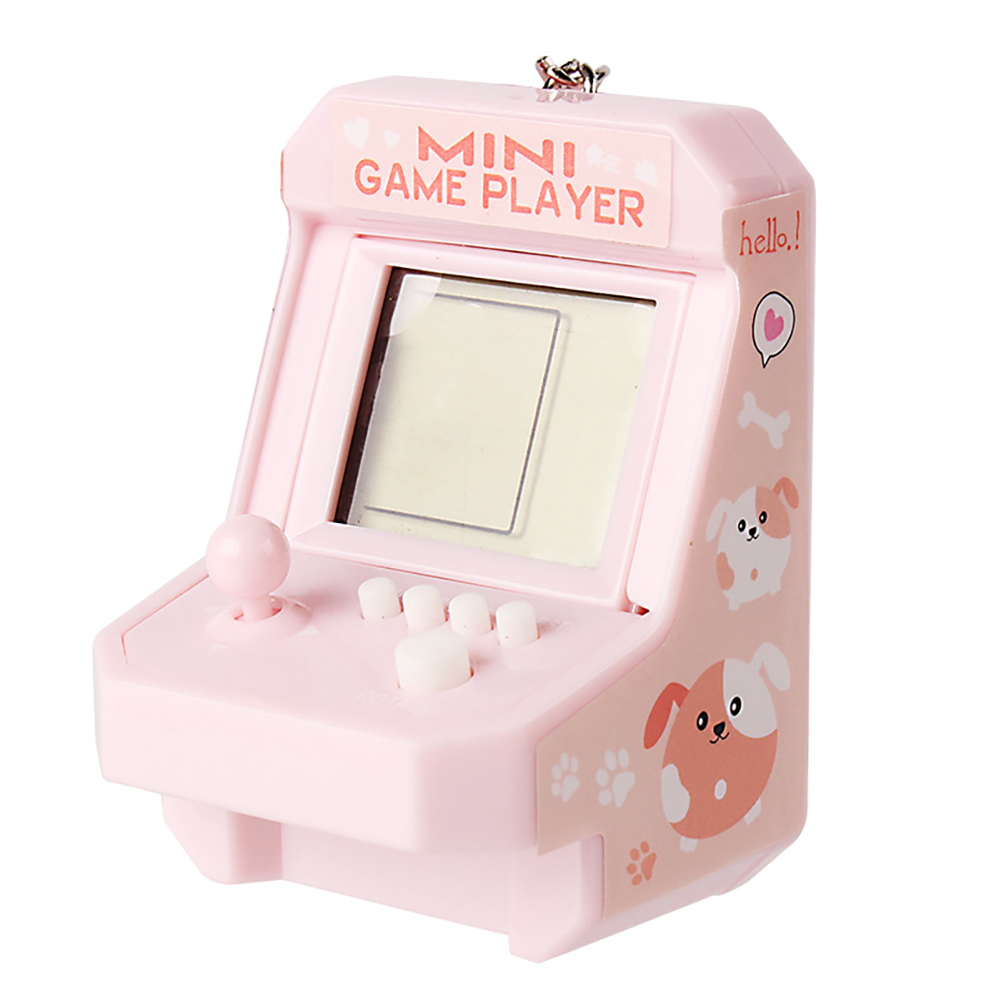 Mini Gaming Console 26 Games Handheld Game Players Electronic Games Machine Fun Birthday Keychain Gift For Children