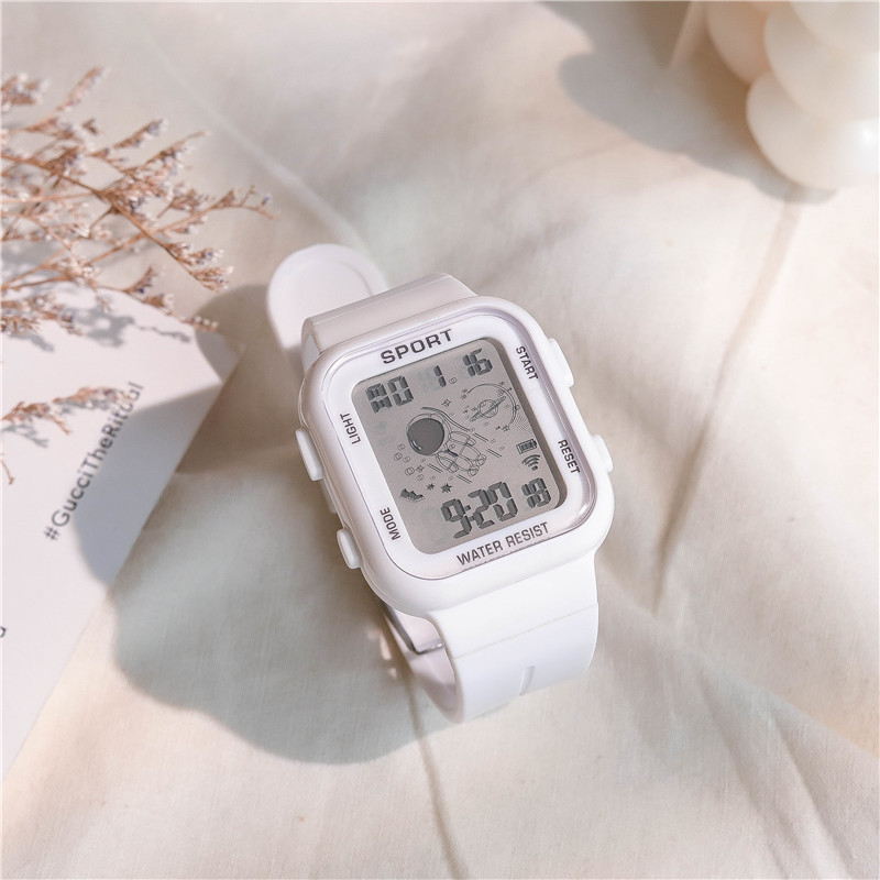 Astronaut Wristwatch Women Men Digital Watch Students Ins Fashion Clock Children's Boy Girls Electronic Watch For Gift