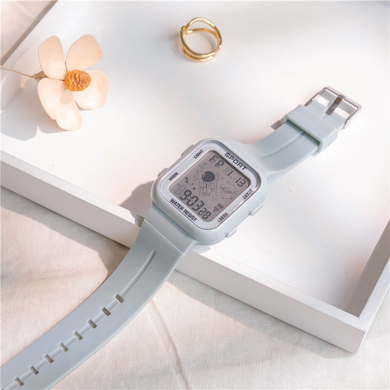 Astronaut Wristwatch Women Men Digital Watch Students Ins Fashion Clock Children's Boy Girls Electronic Watch For Gift