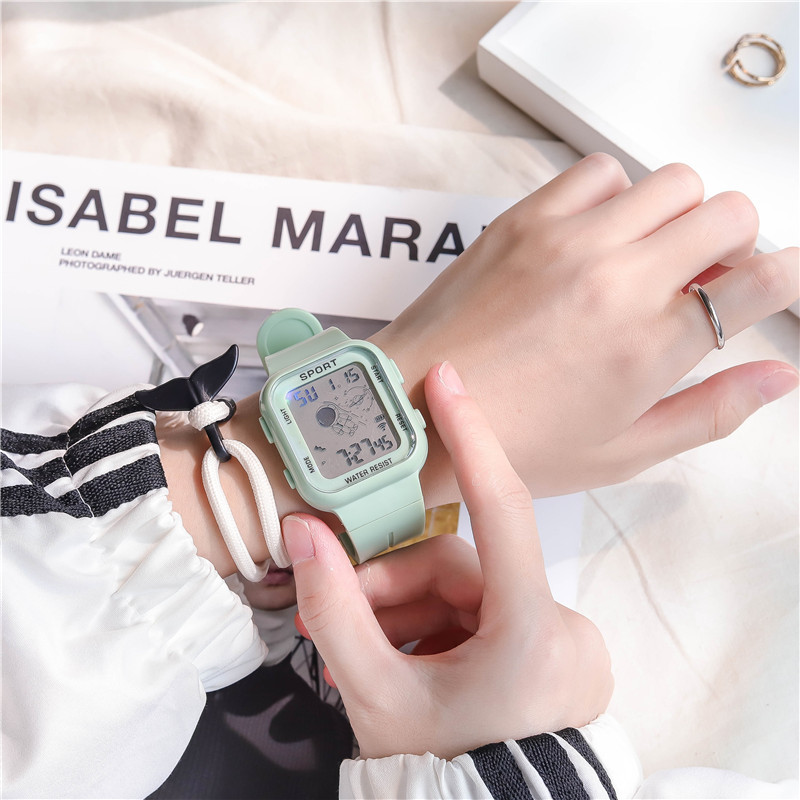 Astronaut Wristwatch Women Men Digital Watch Students Ins Fashion Clock Children's Boy Girls Electronic Watch For Gift