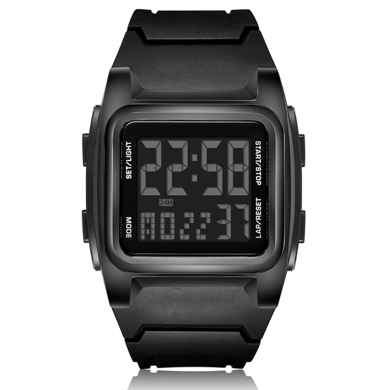Sport Watch Mens Watches Stopwatch Electronic Watch Luminous Alarm Clock Calendar Week Digital Wristwatch for Man Women Students