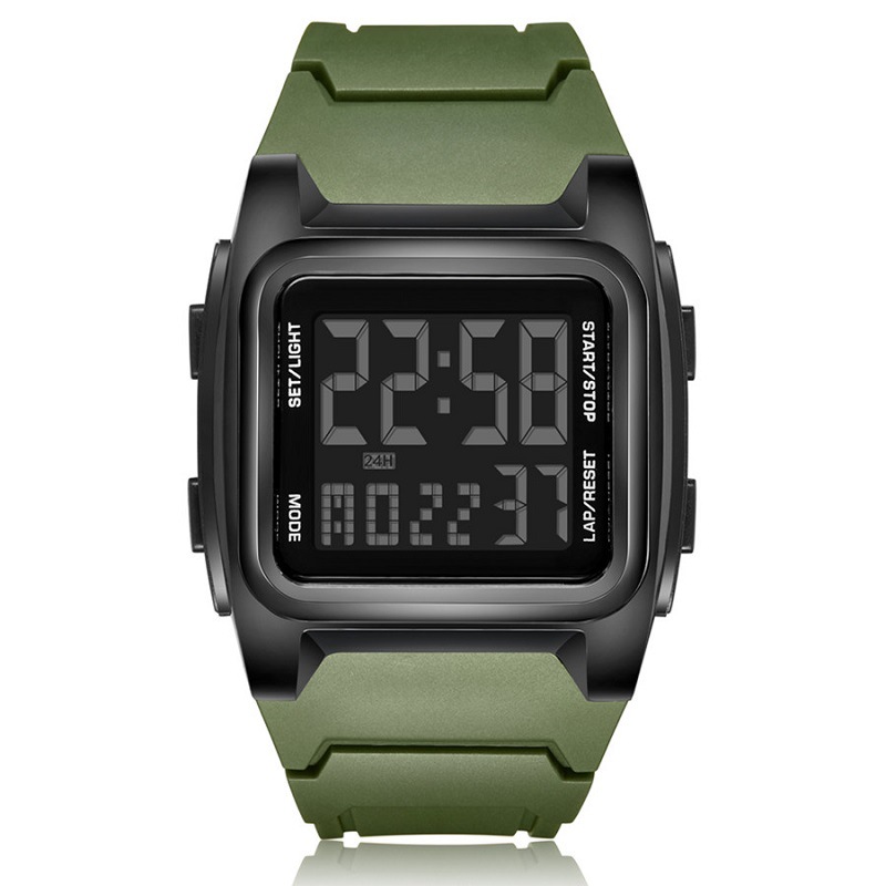 Sport Watch Mens Watches Stopwatch Electronic Watch Luminous Alarm Clock Calendar Week Digital Wristwatch for Man Women Students