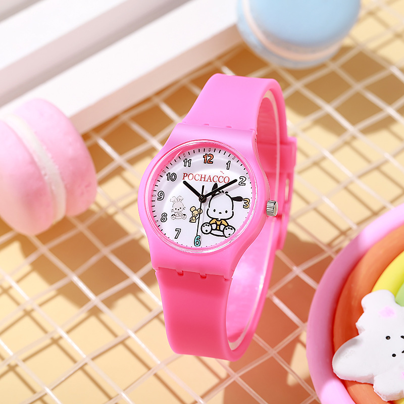 Kawaii Children Boy Girls Watch Anime Kids Gift Cute Cartoon Learning Fashion Digital Watch Leisure Sports Electronic Clock