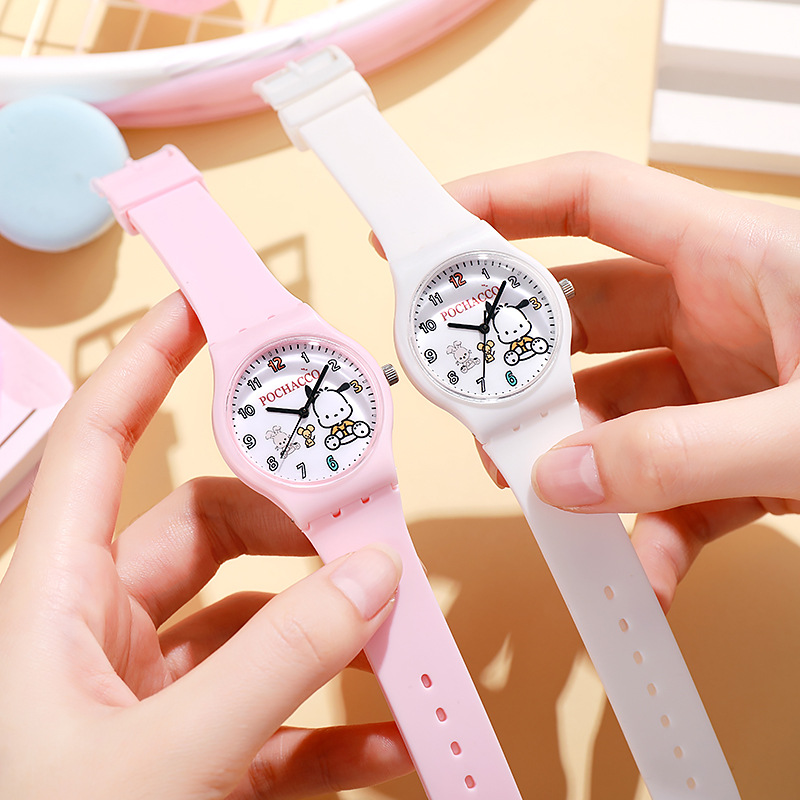 Kawaii Children Boy Girls Watch Anime Kids Gift Cute Cartoon Learning Fashion Digital Watch Leisure Sports Electronic Clock