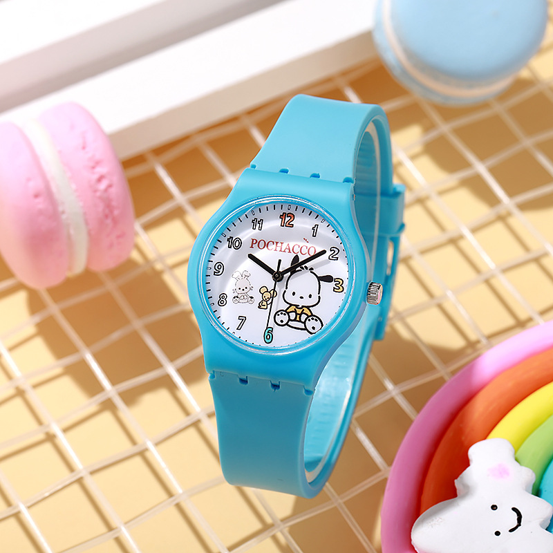 Kawaii Children Boy Girls Watch Anime Kids Gift Cute Cartoon Learning Fashion Digital Watch Leisure Sports Electronic Clock