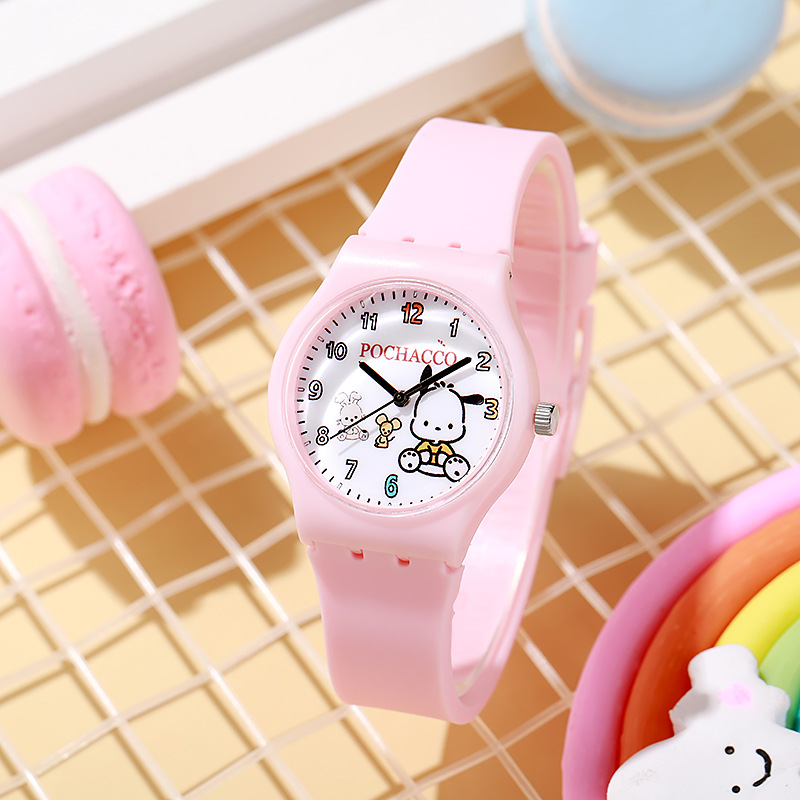 Kawaii Children Boy Girls Watch Anime Kids Gift Cute Cartoon Learning Fashion Digital Watch Leisure Sports Electronic Clock
