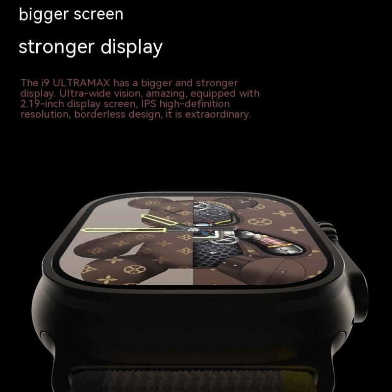 i9 Ultra Max Smartwatch Games  Blood Pressure Oxygen Men Women Bluetooth Call Sport Fitness Tracker Smart Watch PK I9 Pro Max