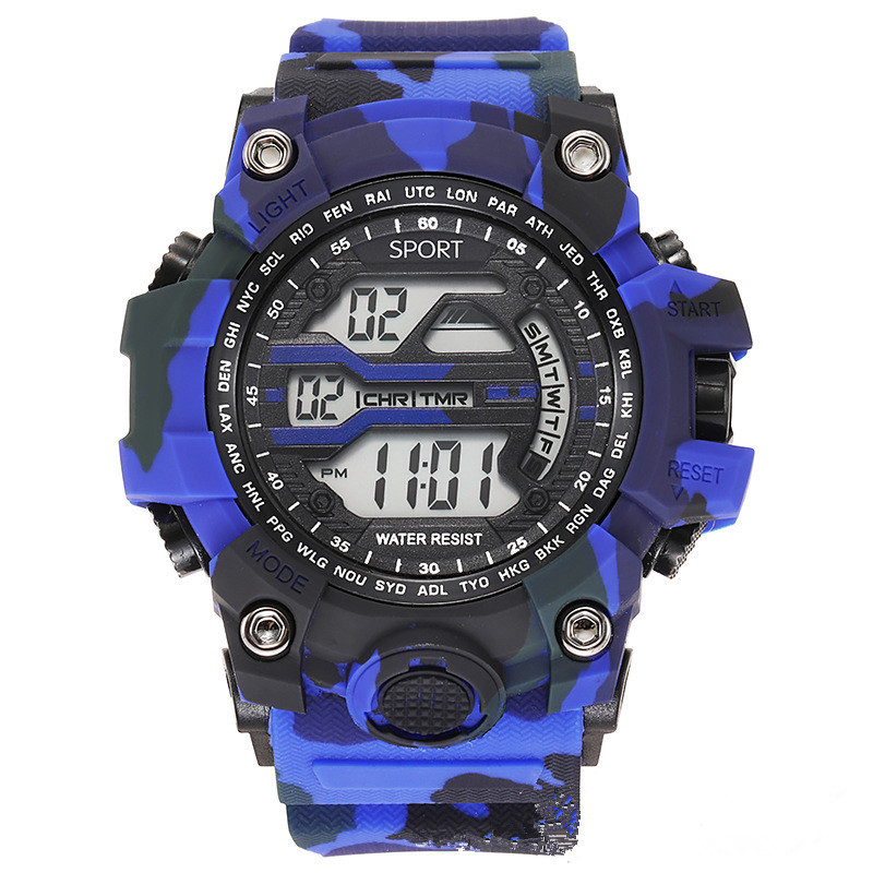 Outdoor Military Men's Digital Watches Women Student Camouflage Clock Sport Dual Time Wristwatch Quartz Watch