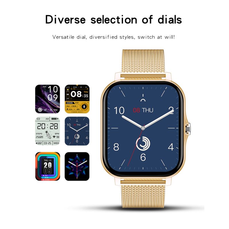 For Xiaomi Samsung Android Phone 1.69" Color Screen Full Touch Custom Dial Smart watch GT20 Y13 Women Bluetooth Call 2022 Smart Watch Men