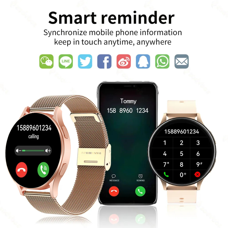 K65 Smart Watch Men Waterproof Bluetooth Call Heart Rate Sport Fitness Tracker Weather Man Smartwatch For Xiaomi Huawei Phone