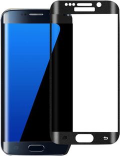 Galaxy S7 Edge Screen Protector Tempered Glass Premium 3D Full Coverage Protective Shield HD Clear Anti-Bubble Film for Samsung Galaxy S7 Edge Black For Samsung Galaxy S7 Edge