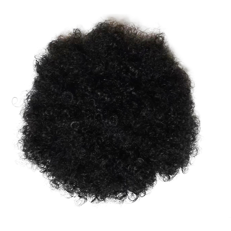 fbk women kinky  hair wigs exploding afro puffy hair buns Synthetic ladies black  party  gift for female 1 pc 8 inch  70g