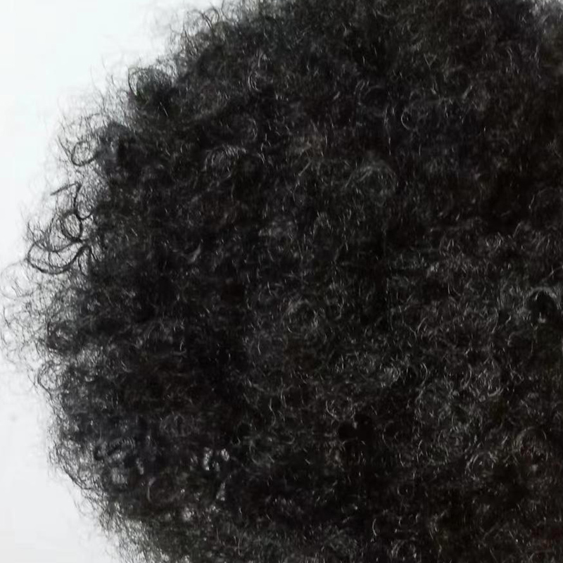 fbk women kinky  hair wigs exploding afro puffy hair buns Synthetic ladies black  party  gift for female 1 pc 8 inch  70g