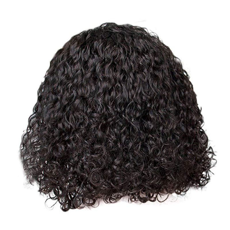 Fashinal African tidal wave water ripples wig curly short wigs black and brawn Synthetic Wigs women and girls gift
