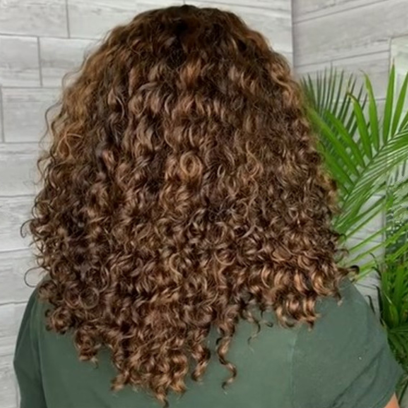 Fashinal African tidal wave water ripples wig curly short wigs black and brawn Synthetic Wigs women and girls gift