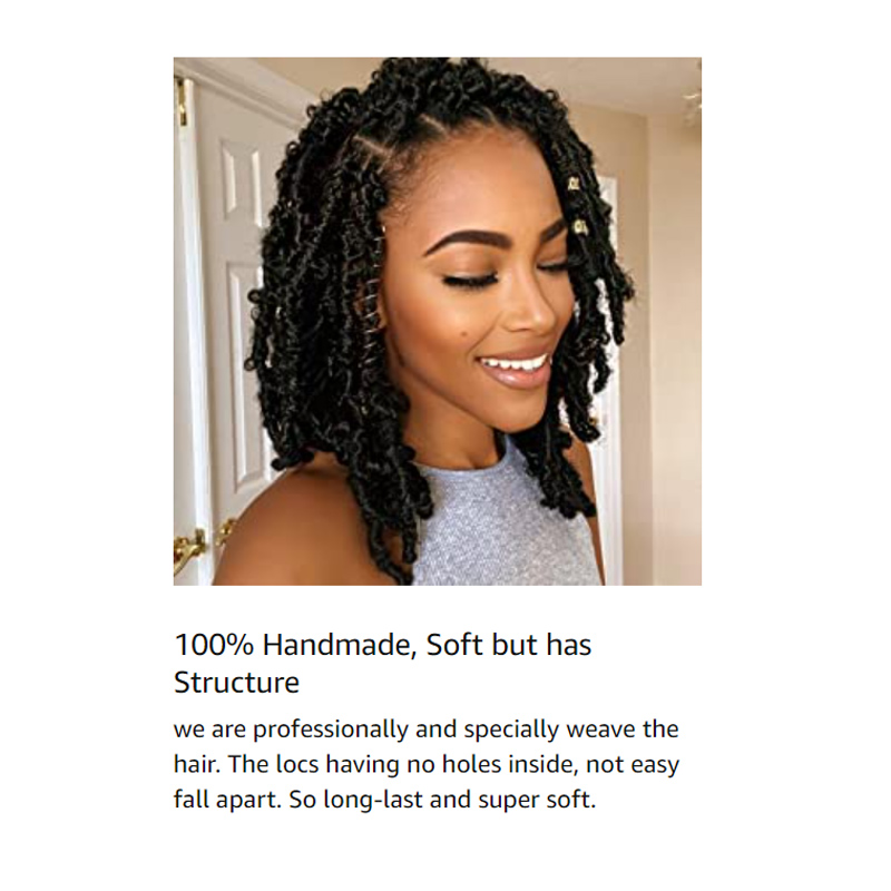 Hair For Butterfly Faux Locks Mini Twist Xtrend Spring Twist  Crochet Braiding Hair Synthetic Fluffy Hair Extension 12 Inch  Temperature Synthetic Fiber For Women Girl Gift