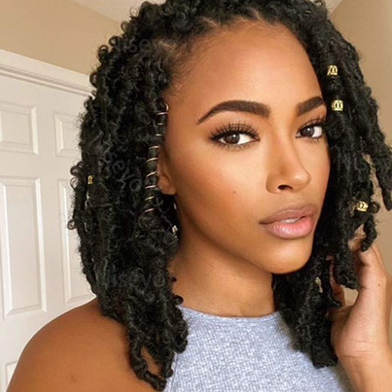 Hair For Butterfly Faux Locks Mini Twist Xtrend Spring Twist  Crochet Braiding Hair Synthetic Fluffy Hair Extension 12 Inch  Temperature Synthetic Fiber For Women Girl Gift
