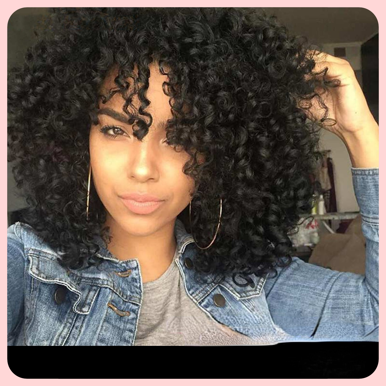 Fashional  Short Afro Curly Bob Wig Bob for Black Women Curly Synthetic Hair Wig explosive hairstyle 16 inch for women and girls gift