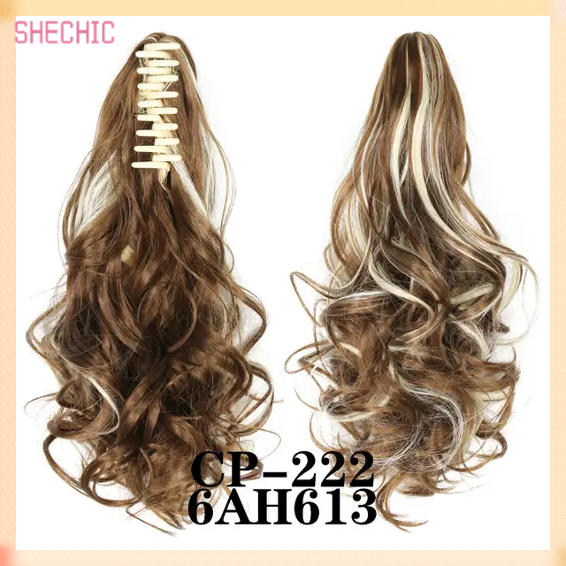 Hair wigs Synthetic Extension populor beatuful Ponytails High Temperature Curly Ponytail women girls gift