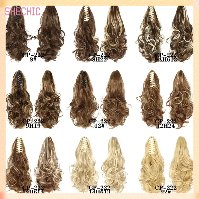 Hair wigs Synthetic Extension populor beatuful Ponytails High Temperature Curly Ponytail women girls gift