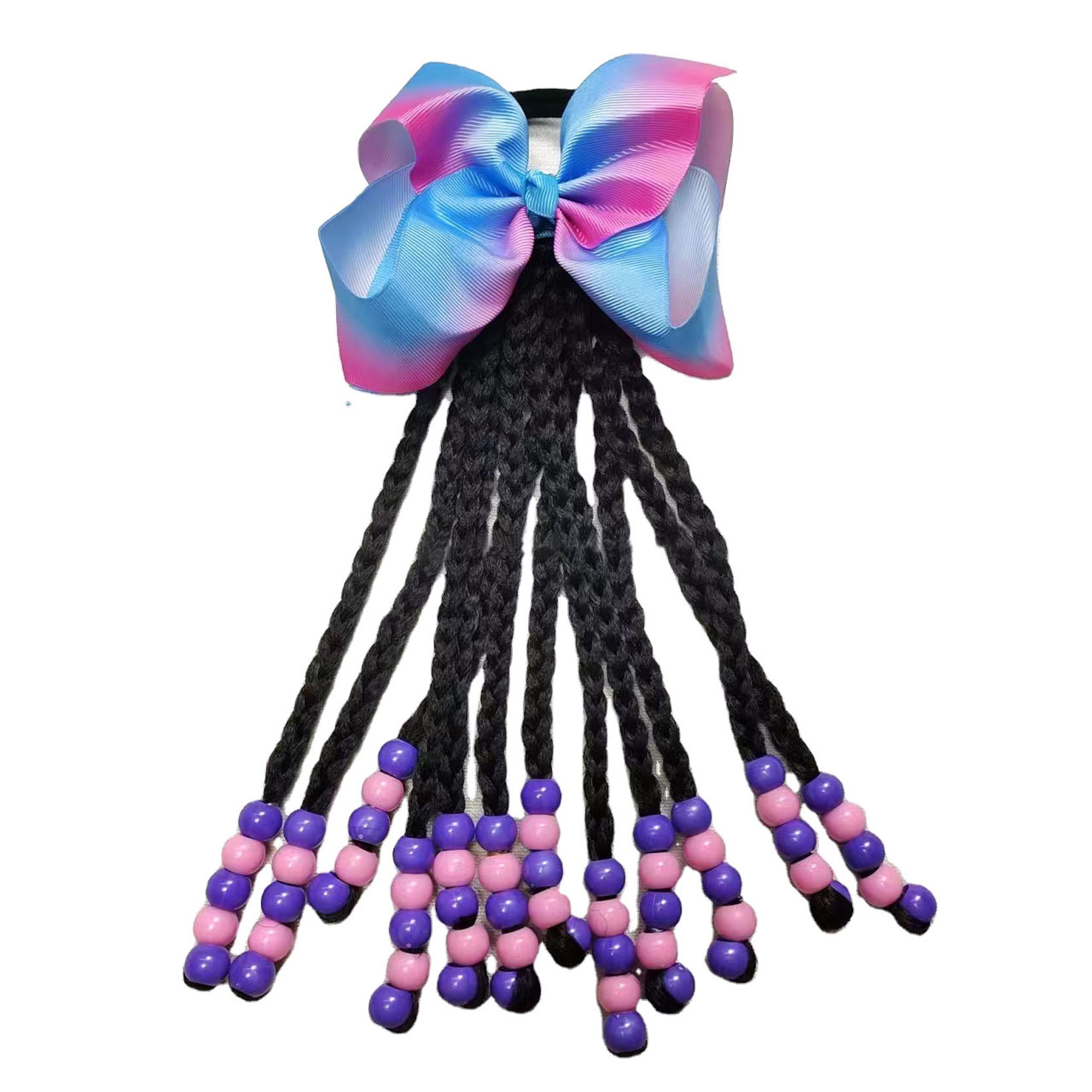 Afro Girls kids  dirty braid kids ponytail children dirty braid it is lovely and beautiful hairstyles it's Convenient