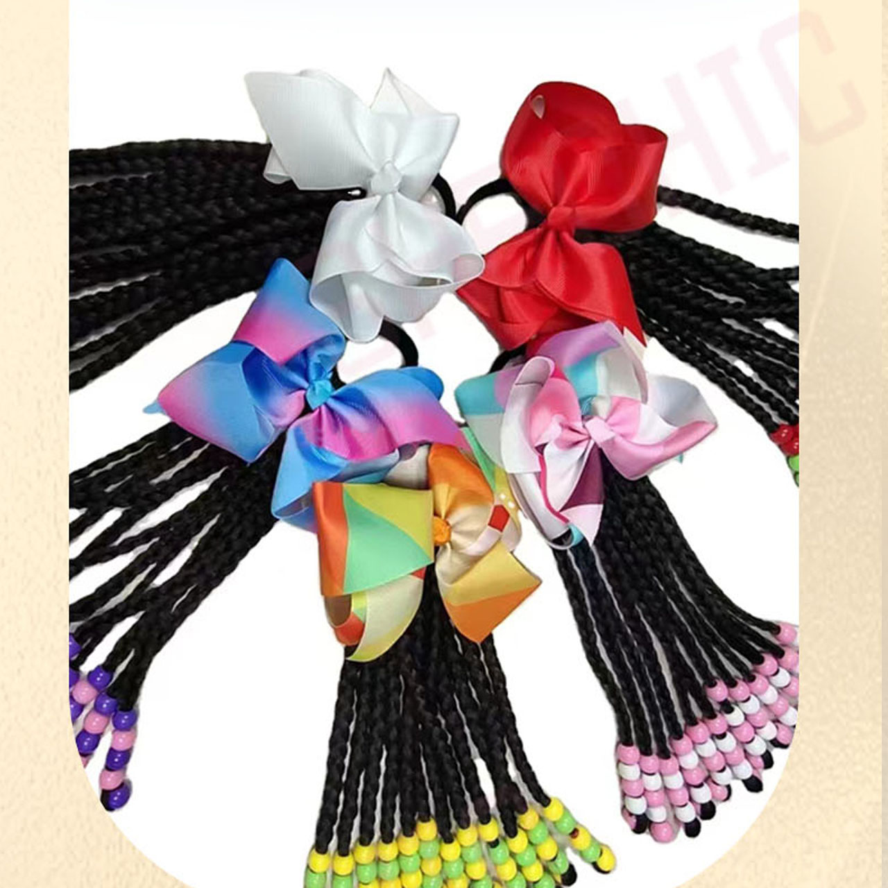 Afro Girls kids  dirty braid kids ponytail children dirty braid it is lovely and beautiful hairstyles it's Convenient