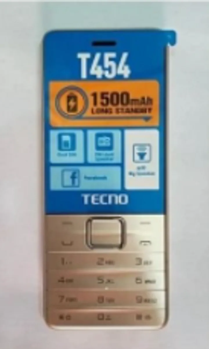 Tecno T454 Dual Sim,2.8" Big Screen,With Camera Flash Light, 1500mah Featured Phones Norma