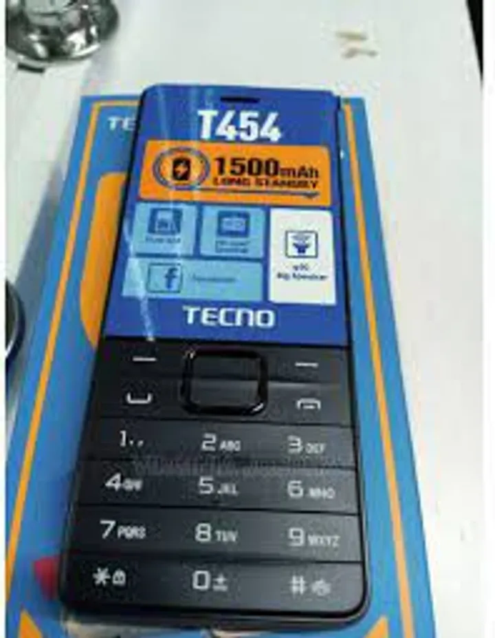 Tecno T454 Dual Sim,2.8" Big Screen,With Camera Flash Light, 1500mah Featured Phones Norma