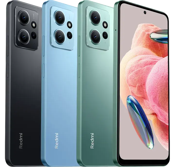 New Arrivals XIAOMI Redmi Note 12 128Gb ROM 4/6/8GB RAM 50MP+8MP+2MP CAMERA 5000mAh Battery Dual Sim 4G 6.67inche Android 13 Smartphon