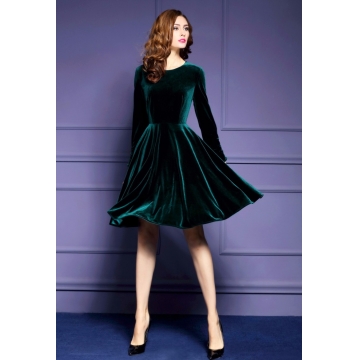 Dark Green Cocktail Dress