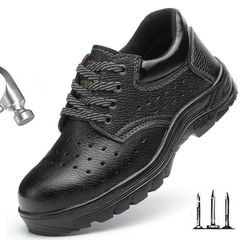 Fashion online    Anti-smashing, anti-stab and sunscreen sports shoes Black 41