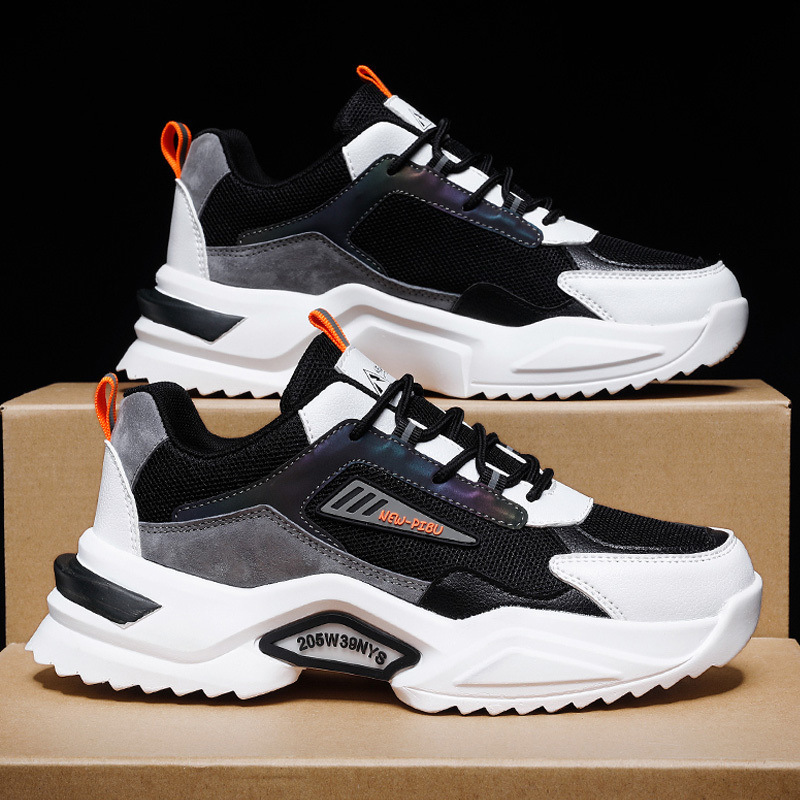 Fashion men's shoes 3M reflective men's sports shoes