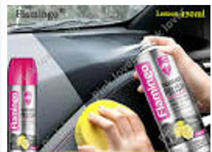 Flamingo Car Dashboard Polish Cleaner Default one size Silver M