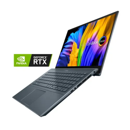 Asus Zenbook Pro 15 OLED-AMD Ryzen 7 5800H-16GB RAM+512GB SSD-4GB NVIDIA GeForce-15.6" FHD