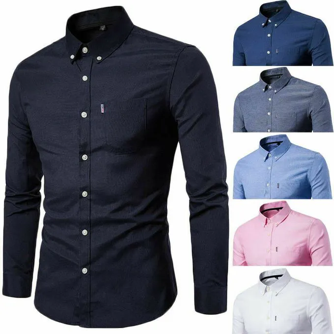 Fashion 6-Pack Turkey Men's Official Shirts - Premium Slim Fit Design - 100% Pure Cotton for Unmatched Comfort and Style - Perfect for Formal and Casual Wear
