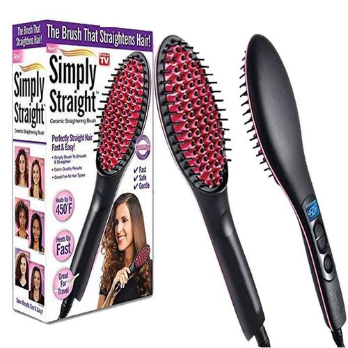 Straight up pro ceramic straightening outlet brush