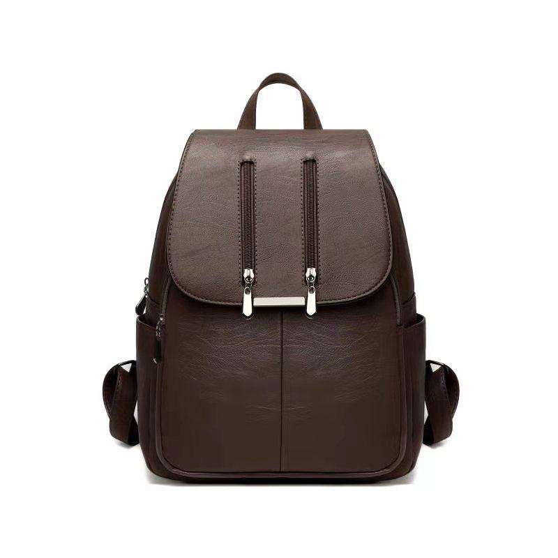 Fashion Shoulder Bag Rucksack PU Leather Women Ladies Backpack Travel bag Mini Backpack black one size