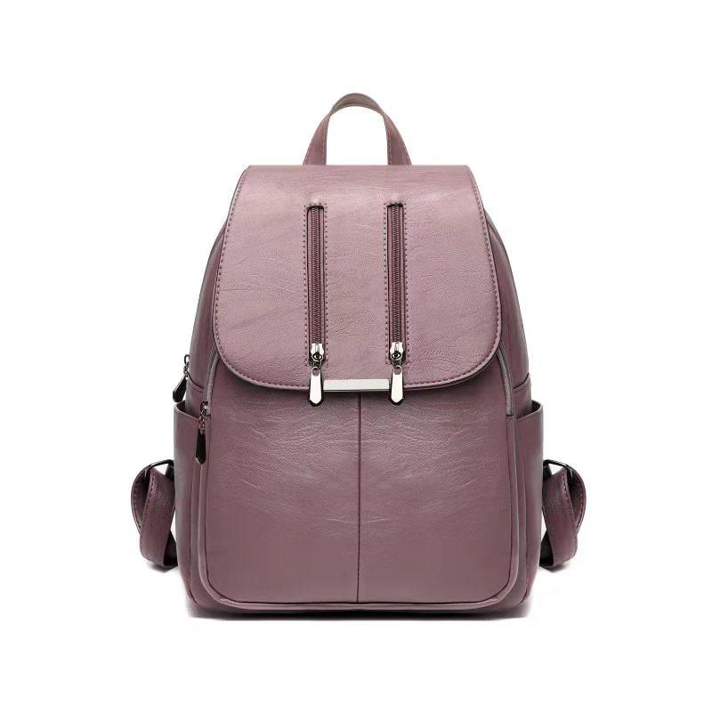 Fashion Shoulder Bag Rucksack PU Leather Women Ladies Backpack Travel bag Mini Backpack black one size