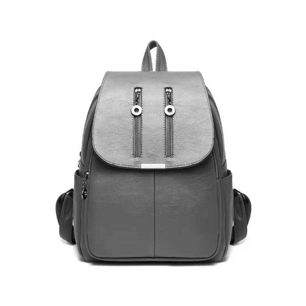 Fashion Shoulder Bag Rucksack PU Leather Women Ladies Backpack Travel bag Mini Backpack black one size