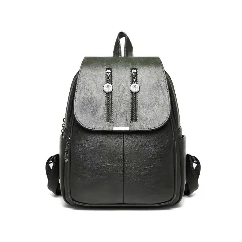 Fashion Shoulder Bag Rucksack PU Leather Women Ladies Backpack Travel bag Mini Backpack black one size