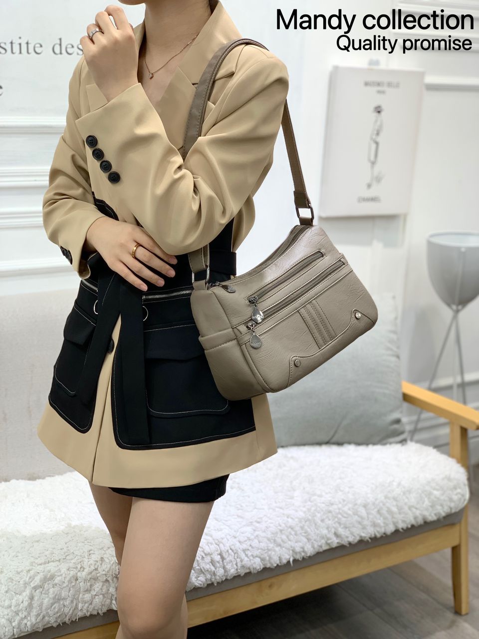 Mandy Vintage Women Fashion Handbags Ladies Shoulder Bags Sling Bags Fashion Bags.
