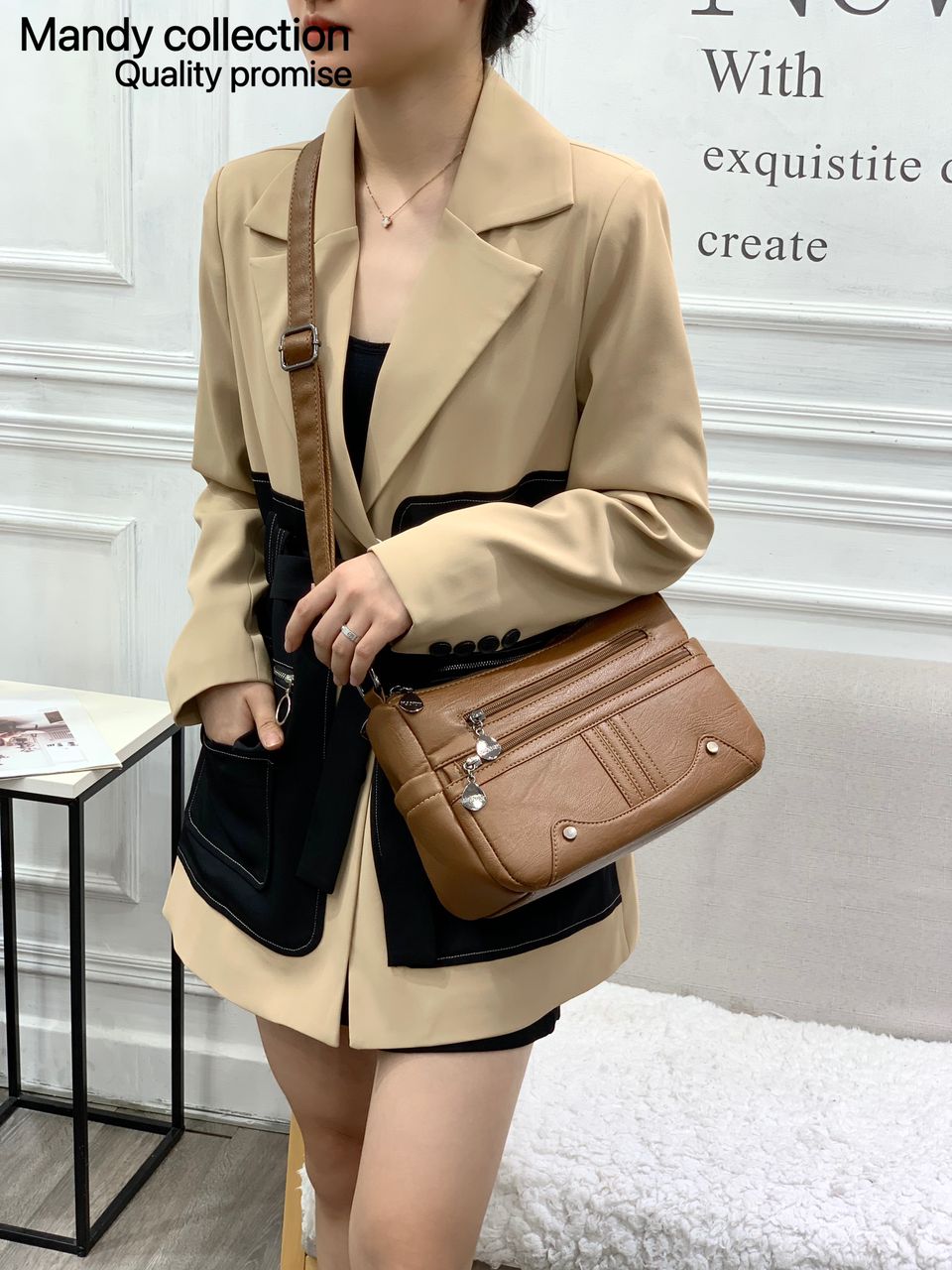 Mandy Vintage Women Fashion Handbags Ladies Shoulder Bags Sling Bags Fashion Bags.