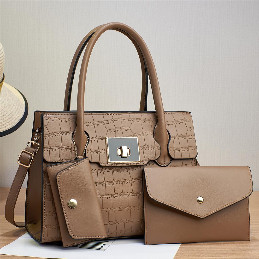 Best price for Fashion High Quality 3 in 1 Handbag High Quality Handbag For Ladies