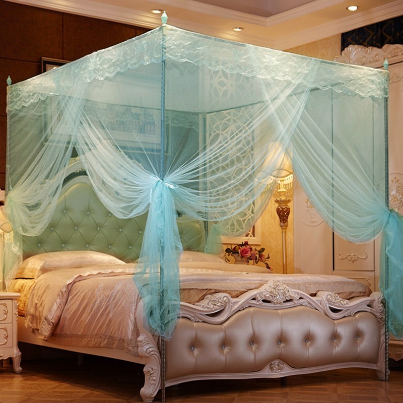 【 Promotion】4 Stands Mosquito Net Bed Net Mosquito Repellent Tent Bedding Accessories