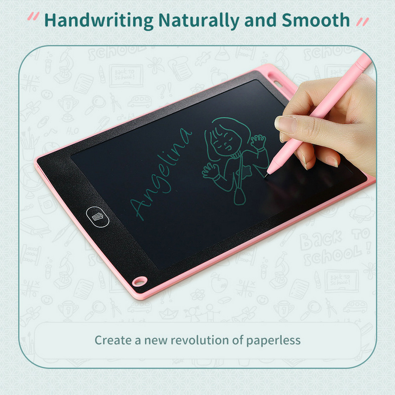 LCD Writing Tablet, 8.5 Inch Graphic Electronic Writing Drawing Colorful Screen Doodle Board For kids