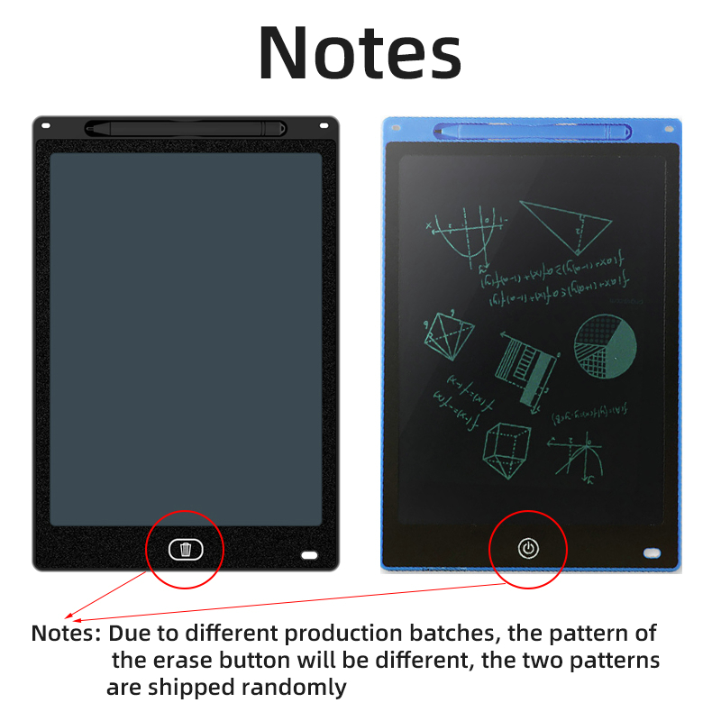 LCD Writing Tablet, 8.5 Inch Graphic Electronic Writing Drawing Colorful Screen Doodle Board For kids