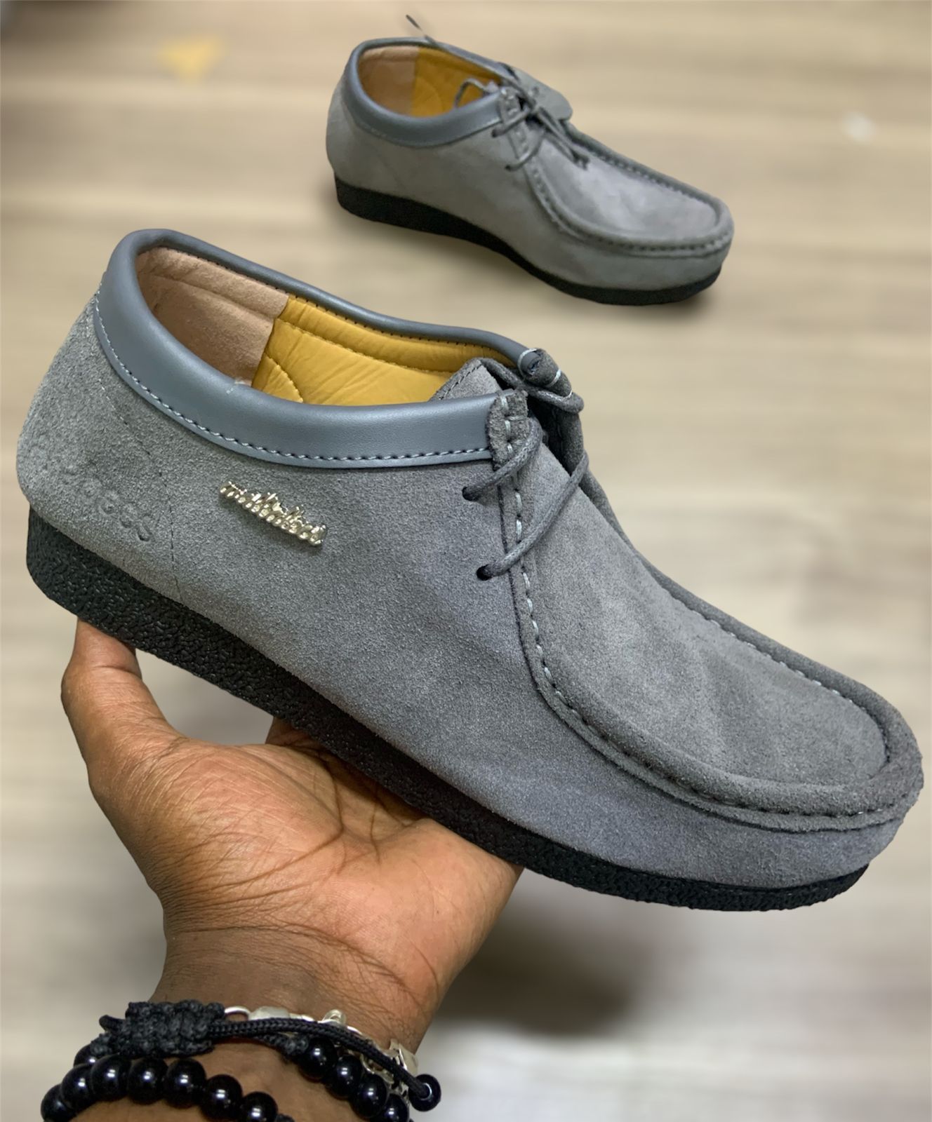 High Quality Leather Clarks Wallabees  leather Suede Quality Design Men Fashion