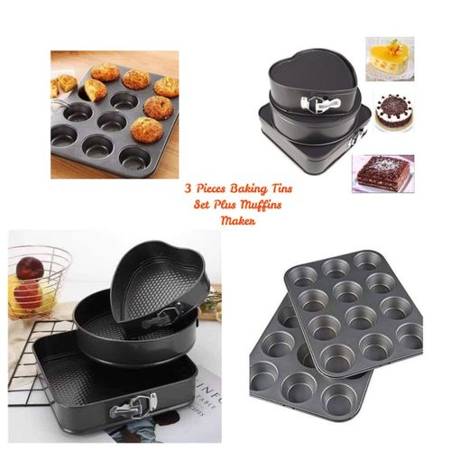 4pcs Baking Tins Set