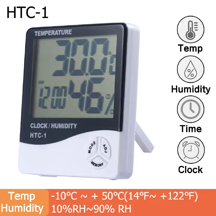Mini LCD for Wireless Thermometer LCD Smart Electric Digital Hygrometer Thermometer Weather Station Clocks