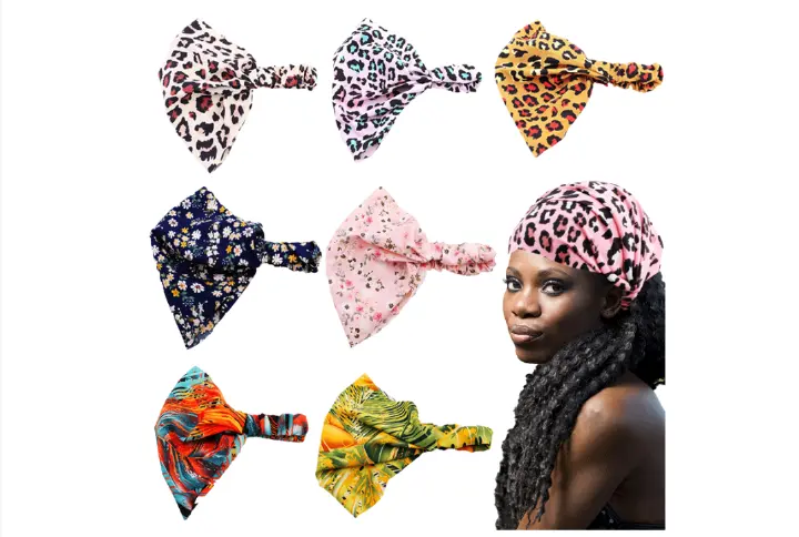 New ultra wide African fashion headband trendy leopard print wig headband headband headband